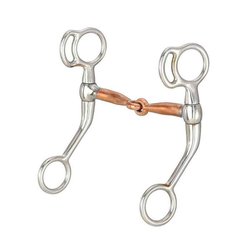 3 1/2" COP/MO MINI SNAFFLE by Kelly Silver Star by Tough-1