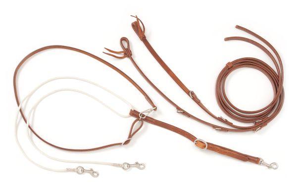 Harness Leather German Martingale