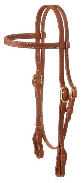 Harness Leather Quick Change Straight Brow Training Headstall