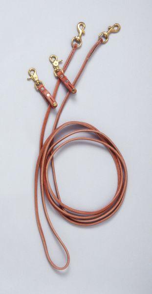 Royal King Leather Pulley Draw Reins