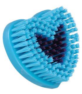 Soft Bristle Brush in Heart Design with Inlaid Crystals
