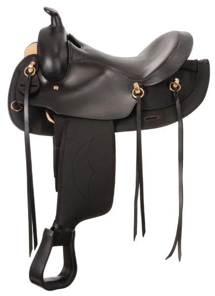 Synthetic Gaited Round Skirt Trail Saddle By King Series