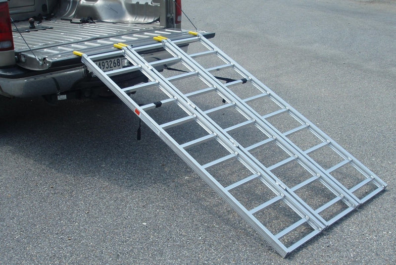 The Tri-Fold Long Ramp LoadLite™ Aluminum Loading Ramps