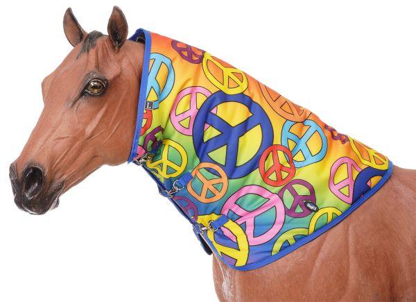 Tough 1® 600 Denier Waterproof Poly Neck Cover In Rainbow Peace